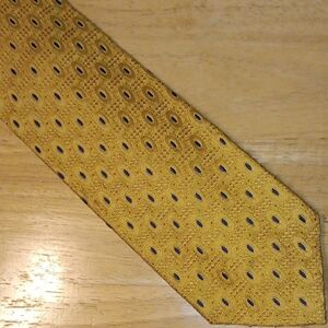 Sophisticated Gold and Blue Men's Tie